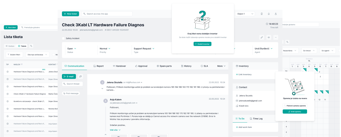 Fluctus Help Desk interface preview